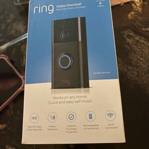 Ring Smart Doorbell in Bronze Finish